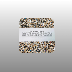 Coaster - Square - Beach Clean Natural Cork & Recycled Plastics