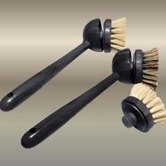 Eco Cleaning Brush Black Bamboo