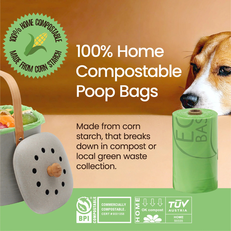 Doggy Do-Do Bags - Certified 100% Home Compostable