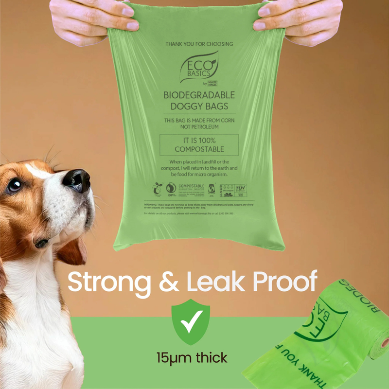 Doggy Do-Do Bags - Certified 100% Home Compostable