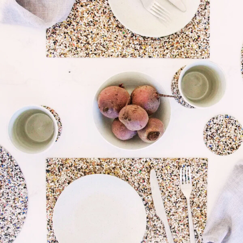 Placemat - Rectangle - Beach Clean Natural Cork & Recycled Plastics