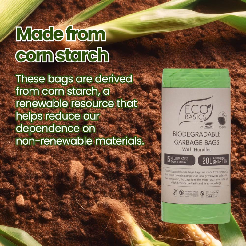 Rubbish Bags - 100% Home Compostable - 2 Sizes
