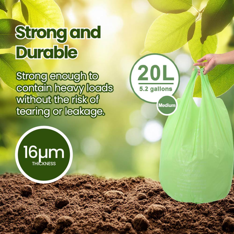 Rubbish Bags - 100% Home Compostable - 2 Sizes