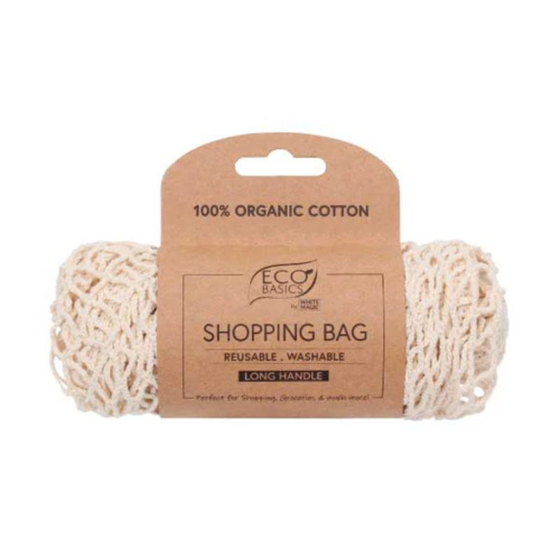 Cotton String Shopping Bag with either Long or Short Handles