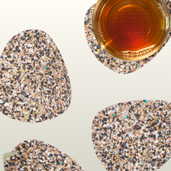 Coaster - Triangle - Beach Clean Natural Cork & Recycled Plastics